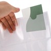 CAPASTEC 30 Clear Index Card Pockets Clear Label Holders 4.13"x4.13"