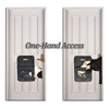 Annmore Mail Slot Catcher for Door, Mail Holder Indoor, Black