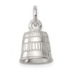 Saris and Things 925 Sterling Silver Thimble Charm Pendant