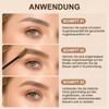 Jutqut Braun Eyebrow Gel Waterproof, Long-Lasting Eyebrow Gel, #4