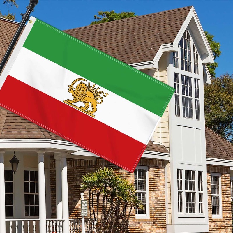 Large 90 x 150 cm The Old Iran Flag, Large