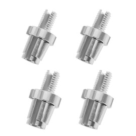 4pcs M7 7mm Brake Lever Adjusting Regulator Screws for Mountain Road Bike MTB Bikes Cable Adjusters Bolts Brake Parts Aluminum Alloy Silver M7x26.6x14.6mm