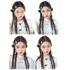 2Pcs Braided Ponytail Extensions with Hair Ties Soft Synthetic Hair