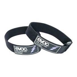 EVOC TAILGATE PAD STRAP E-RIDE, fettuccia elastica (pratiche cinghie per bici, cinghie per portabici, anelli di fissaggio, dimensioni: 0,5 x 3 x 42 cm, peso: 110 g), Nero