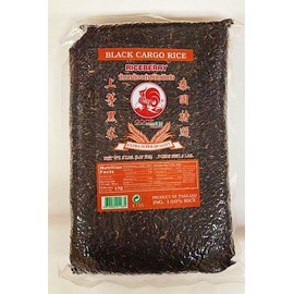 Black Cargo Rice, Thai Riceberry, 5 lbs