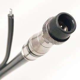 Phat Satellite INTL - Aerial Messenger RG11 Outdoor Quad Shield Coaxial Cable 75 Ohm Weather Boot Compression Fittings UHF VHF HDTV CATV Antenna Cable TV RG-11 Coax Assembled in USA (50 feet, Black)