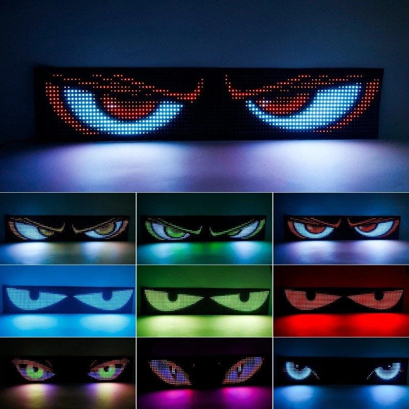 OPRAH 14'' Devil Eyes Light For Car LED Display Screen