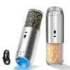 Automatic Gravity Salt and Pepper Grinder Set - Rechargeable &