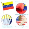 QQSD Venezuela Small Flag Venezuelan Stick Mini Hand Held Flags
