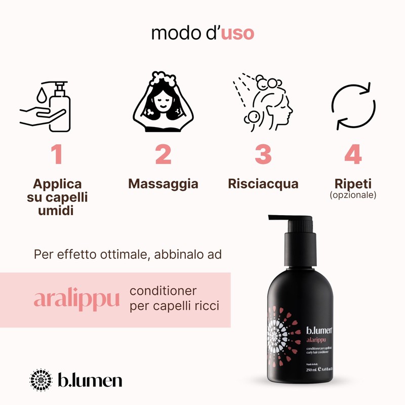 B.lumen Alarippu Shampoo for Curly Hair 250 ml Based on