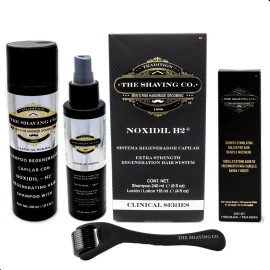 Kit Sistema Capilar Noxidil Shampoo  Loción  Roller Pelo                                                                                              