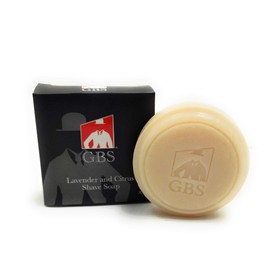 G.B.S Men's Lavender and Citrus Shaving Soap 97 Percentage All Natural Enriched with Shea Butter and Glycerin, 3-Ounce, Pack of 1