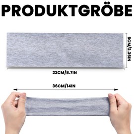 JOISHOP 12 Stück Stirnband Damen Sport, 3 Farben Schwarz Haarband Damen Elastisch Headband Rutschfest Stretchy Stirnband für Frauen Herren Yoga,Gehen,Laufen,Radfahren, Fitness