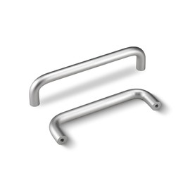 SPDYCESS 10 Pack Bow Cabinet Handles, Aluminum Cupboards Drawer Pulls, Hardware Modern Kitchen Cabinet Door Handles, Knobs for Drawer Dresser, Cupboard and Wardrobe, Matte Sliver