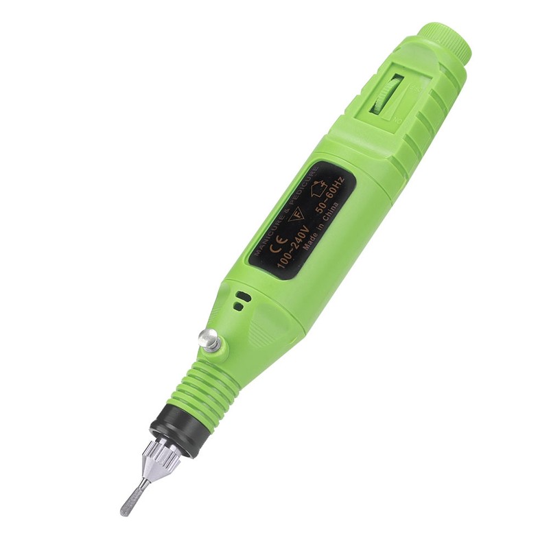 Electric Manicure Nail Toe Drilling Machine with Grinding Head Set