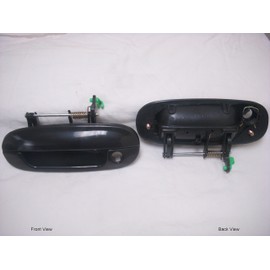 PT Auto Warehouse GM-3721S-FL - Manija exterior para puerta, color negro suave, lado del chofer