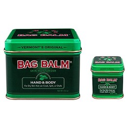 Bag Balm Bálsamo para bolsas, paquete de 2 (8 onzas y 1 onza)