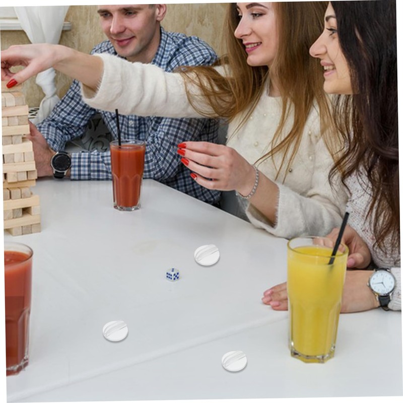 Kisangel 50Pcs Transparent Game Card Holders Tabletop Accessory for Storage