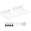 PATIKIL 7.87 x 7.87 Inch Acrylic Floating Shelf, Floating Wall