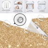 Yieldeer Gold Shower Curtain Sparkle Shimmer Bling Sparkly Bathroom Decor