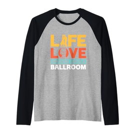 Ballroom Dancing Abraham Lincoln Ballroom Dancers Raglan Baseball Tee
