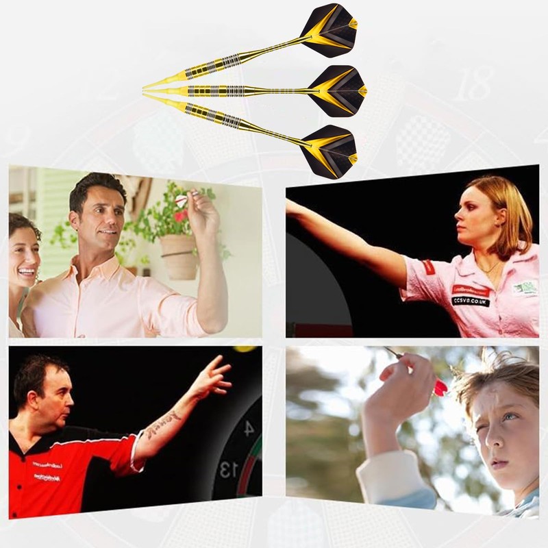 Mhekrep Darts with Plastic Tip, 21 g, Set of 3
