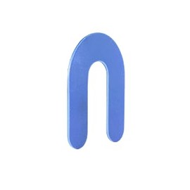 CRL PHS26-XCP100 CRL Blue 1/16" x 3" Plastic Horseshoe Shims - pack of 100