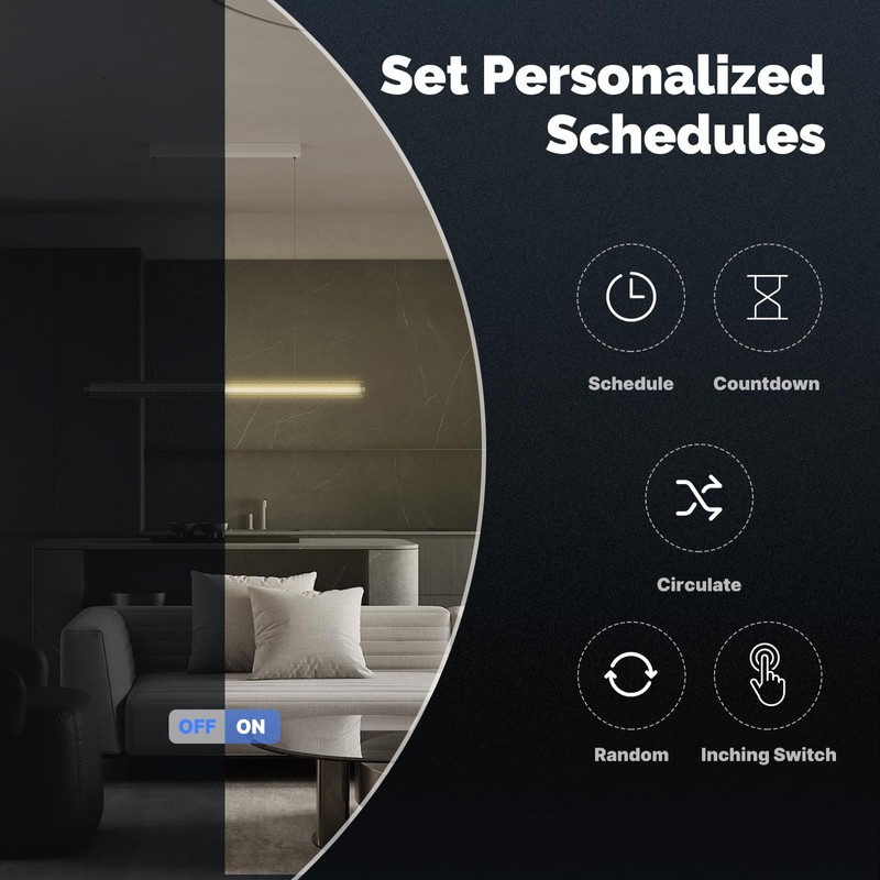 MOES Zigbee Smart Switches 4 Gang, Require MOES Zigbee Hub