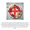 Lizzy 20Pcs England Paper Plates | St George Party Supplies