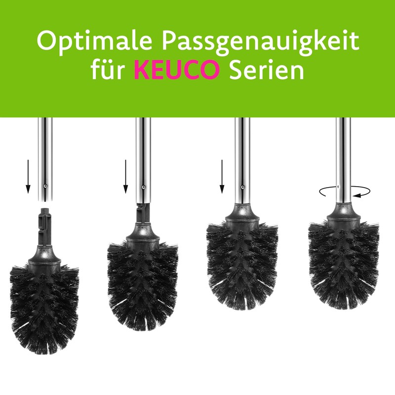 Bürstenking Toilet Replacement Brush Head, 69 mm, Toilet Brush Head