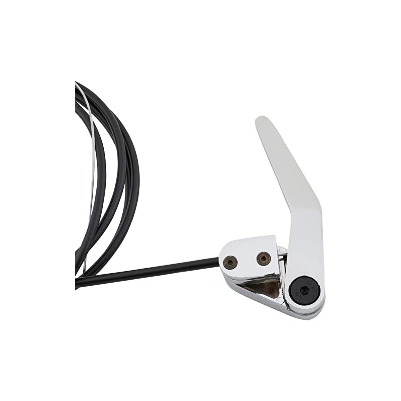 Bear Jaw Door Latch Release Chrome Handle w/Cable