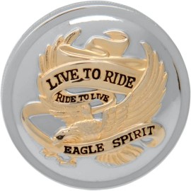 Drag Specialties Live To Ride Non-Vented Gas Cap DS-390148