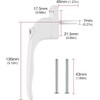 DIDA® UPVC Window Handle White, 1pcs Window Handles for UPVC