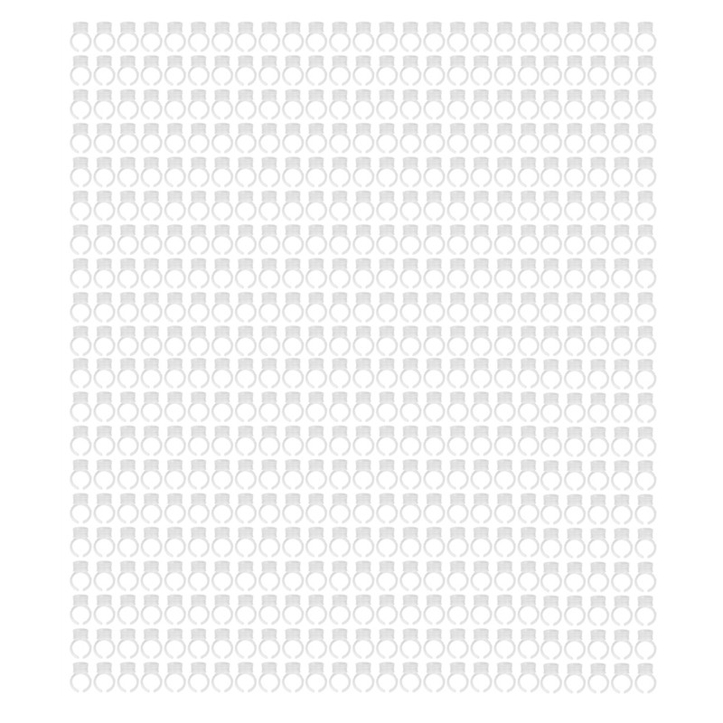 Disposable Eyebrow Tattoo Ink Rings Pigments Holder Container Cup Medium