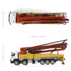 SHINESIGNAL Concrete Pump Truck Toy, Cement Toy Truck Model with