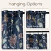 Elegant Luxury Black Out Curtains 96 Inch Long 2 Panel