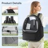 Breathable Cat Backpack Carrier, Large Space Cat Bubble Backpack for