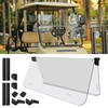 10L0L Clear Golf Cart Windshield for Club Car DS 1982-2000