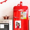 CroBlissful 2 Pcs Acrylic Magnetic Photo Frame for Fridge Large