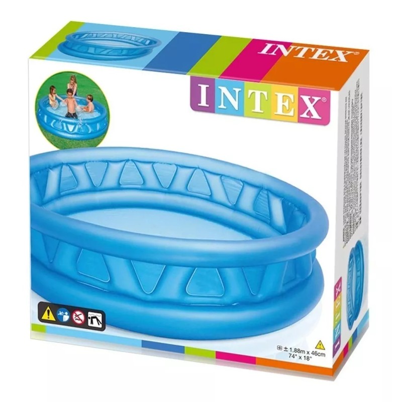Intex Alberca inflable redondo Intex 58431 790L azul caja