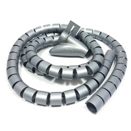 Bambelaa! Cable conduit 1.5 m, 3 m cable duct, can be shortened. Plastic flexible cable organisation, 20mm, 30mm diameter