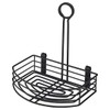 Genware NEV-TC86-BK Wire Table Caddy, 8.5" x 6" x 9",
