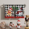 XCHI Snowman Gingerbread Man Christmas Tree Kitchen Towels Dish Towels