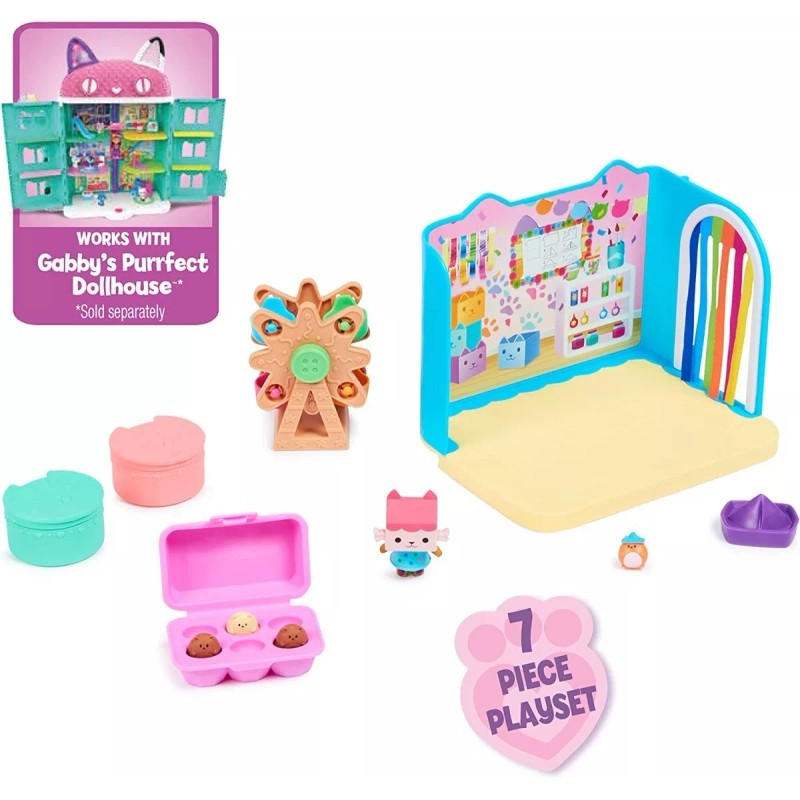 Spin Master Gabbys Dollhouse Set Cuarto De Juegos Accesorios