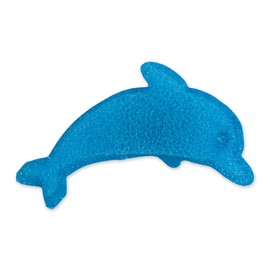 RSVP International Reusable Bottle/Jar Cleaning Collection Sponge Covered Silicone Ball, Dolphin, Set of 3, Blue