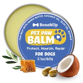 BoneItUp Natural Pet Paw Balm for Dogs, 30g – Soothing Moisture for Dry, Cracked Pads – Paw Butter for Dogs with Beeswax, Mango Butter, Coconut & Olive Oil – Safe & Gentle Dog Palm Balm