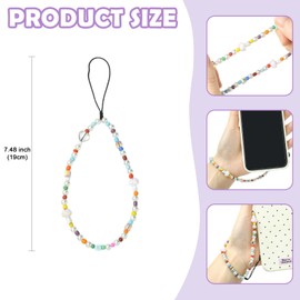 LEGENTLISUR Mushroom Phone Charms Cute Colorful Cell Phone Chain Strap for Camera Bag Keychain Wallet Pendants Decor