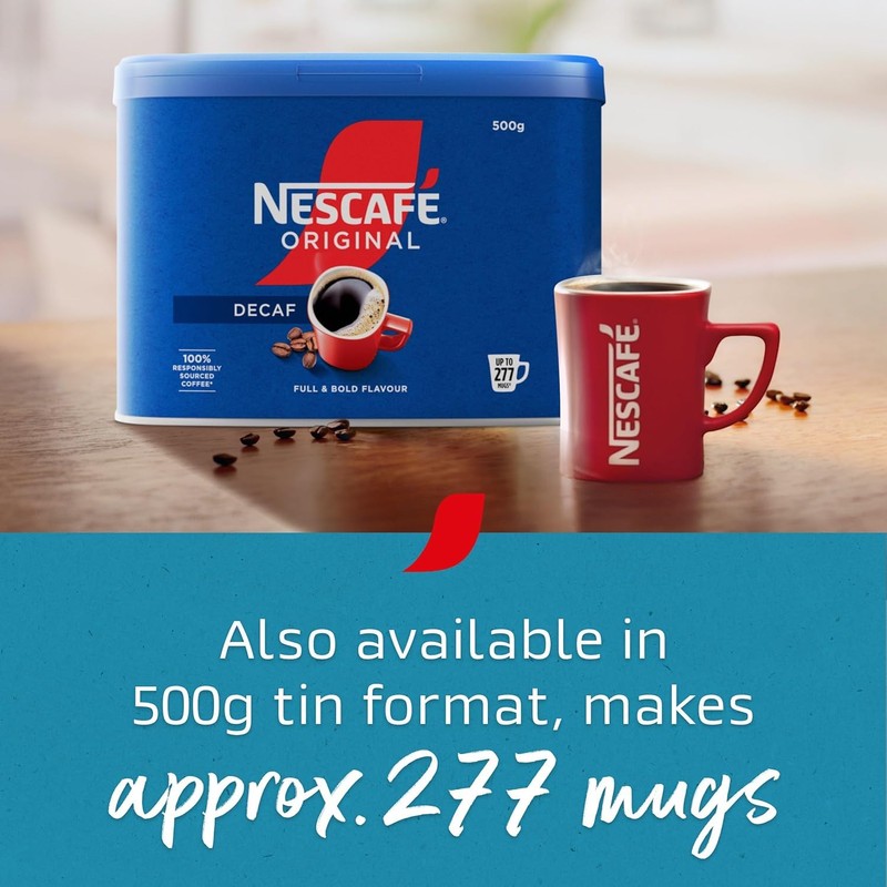 Nescafe Original Decaf Individual One Cup Instant Coffee Sachets x