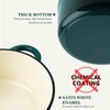 Overmont Enameled Cast Iron Dutch Oven - 7QT Pot with