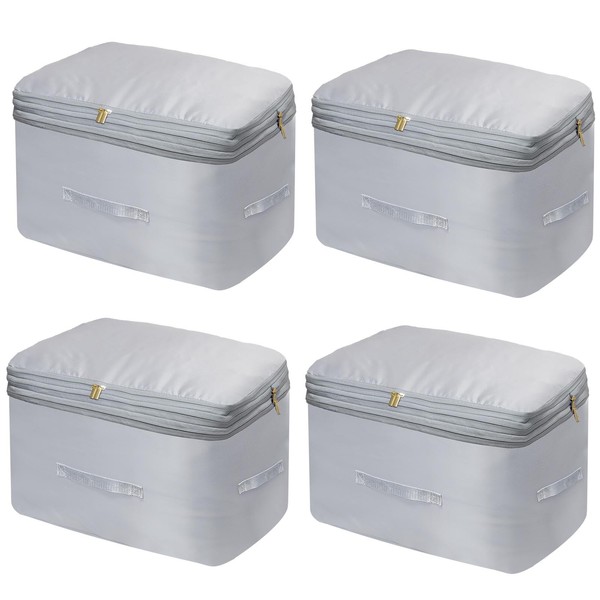 2025 Ultra Space Saving Self Compression Organizers, 4 Pack Double